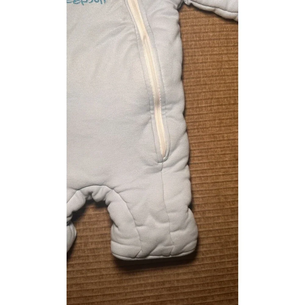 Baby Merlin's Magic Sleepsuit Large 6-9 Months Blue Swaddle Suit 18-21 Lbs